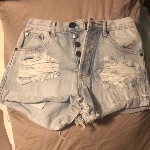 TOBI denim shorts